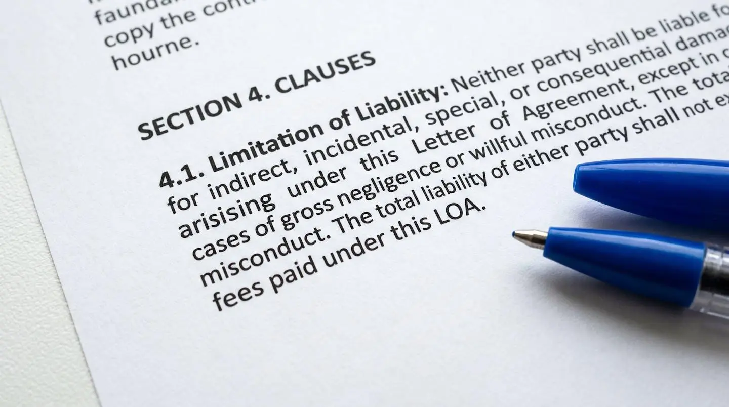 Gros plan sur un contrat de location avec option d